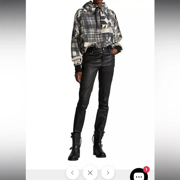 Polo Ralph Lauren Women’s Southwestern Geometric Patchwork Aztec Hoodie - Picture 3 of 13